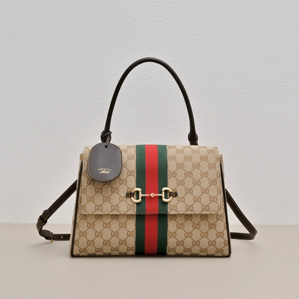 GUCCI GG Paparazzo Medium Top Handle Bag-875018