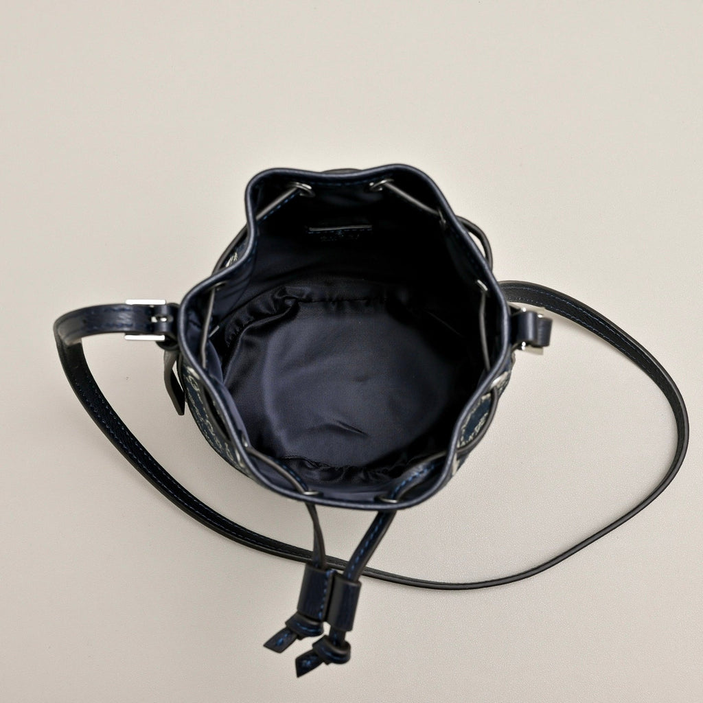 GUCCI Generation GG Denim Bucket Bag-875237