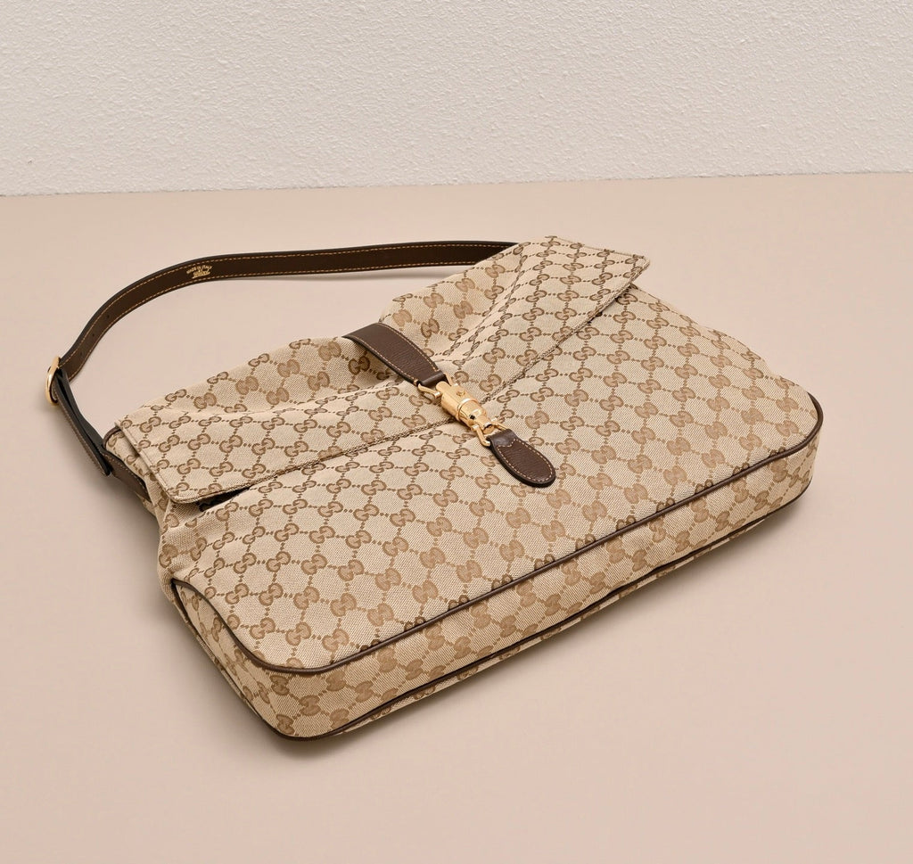 GUCCI Jackie Flap Large Shoulder Bag-A005ZI