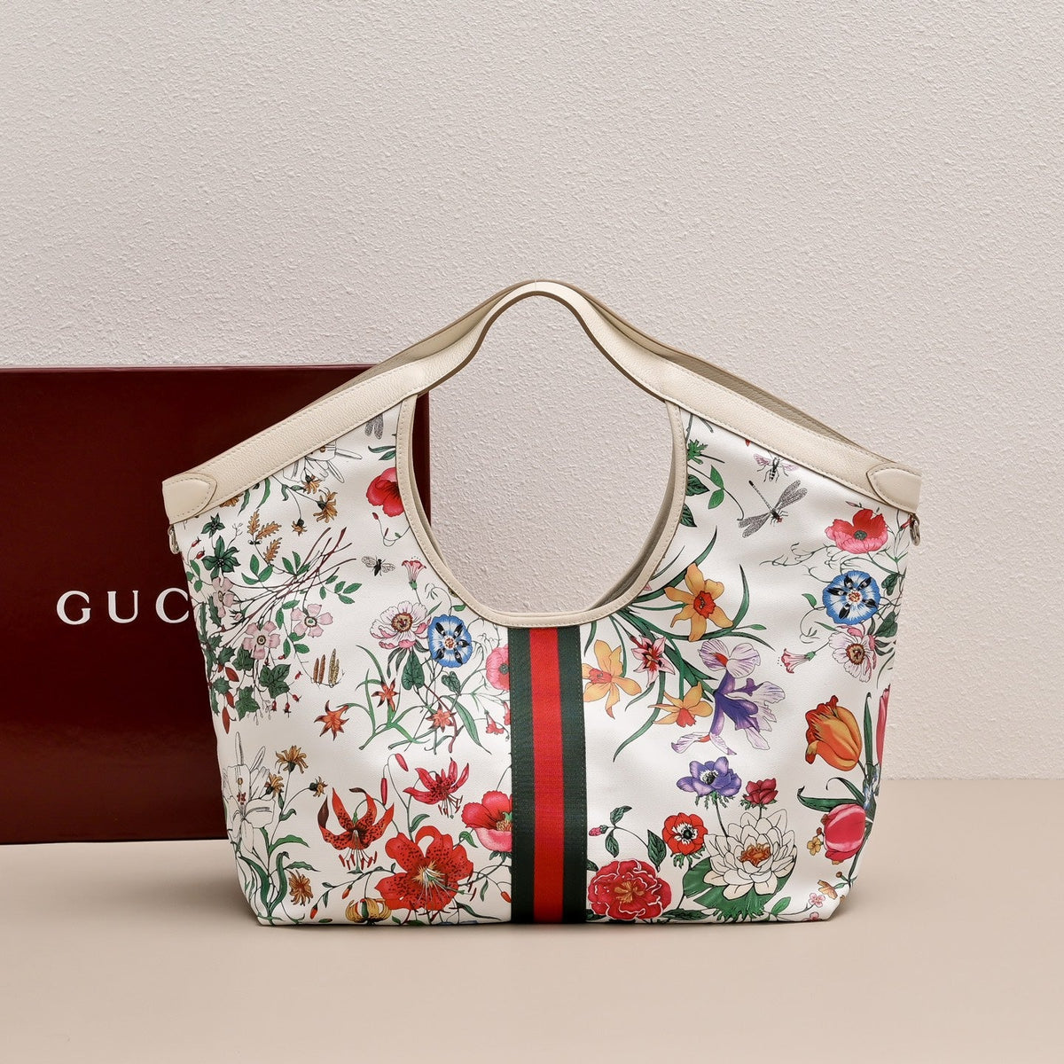 Gucci GG Giglio Floral Tote Bag